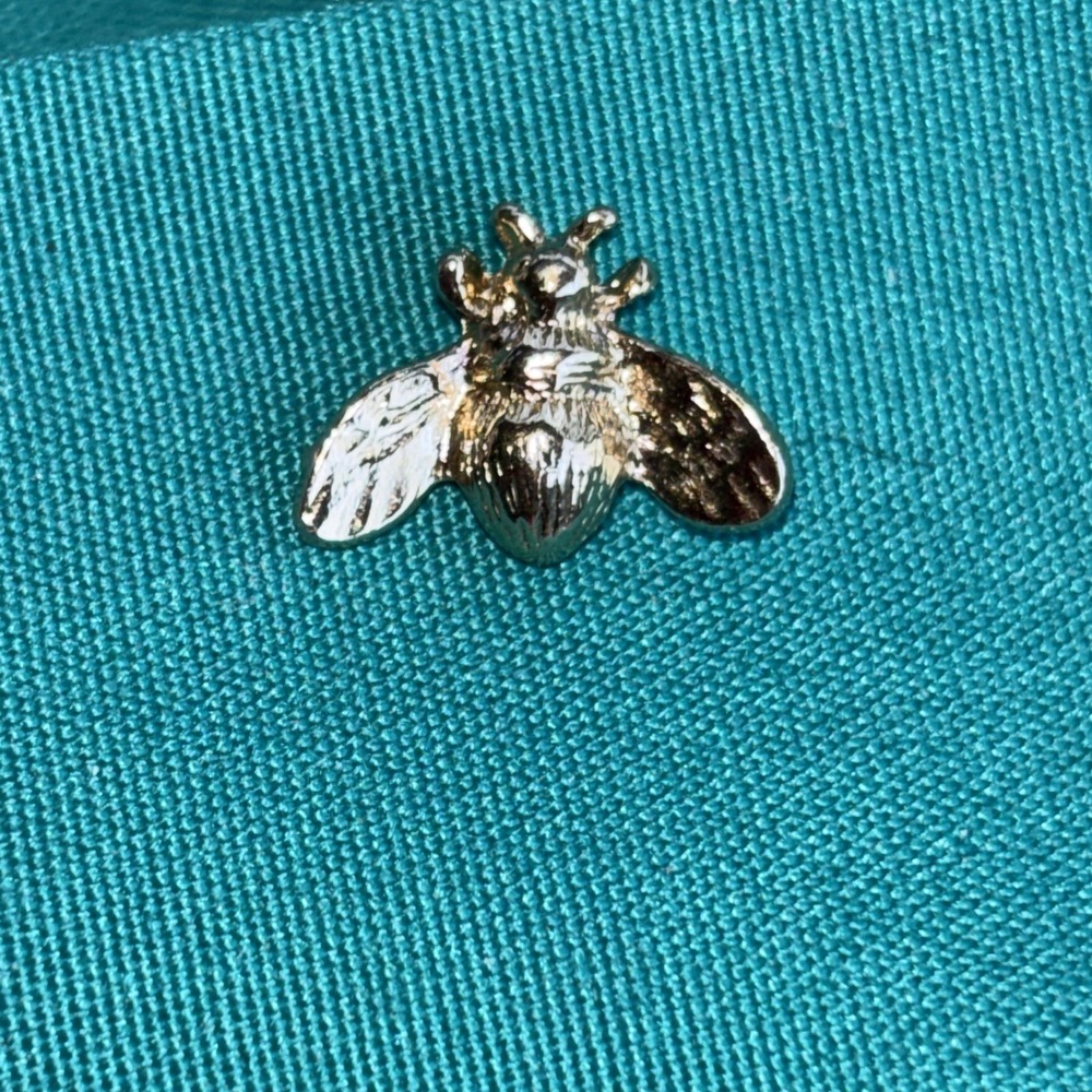 Vintage Ballou Reg'd Brooch Or Pin Gold Tone Bumble Bee 1/2"